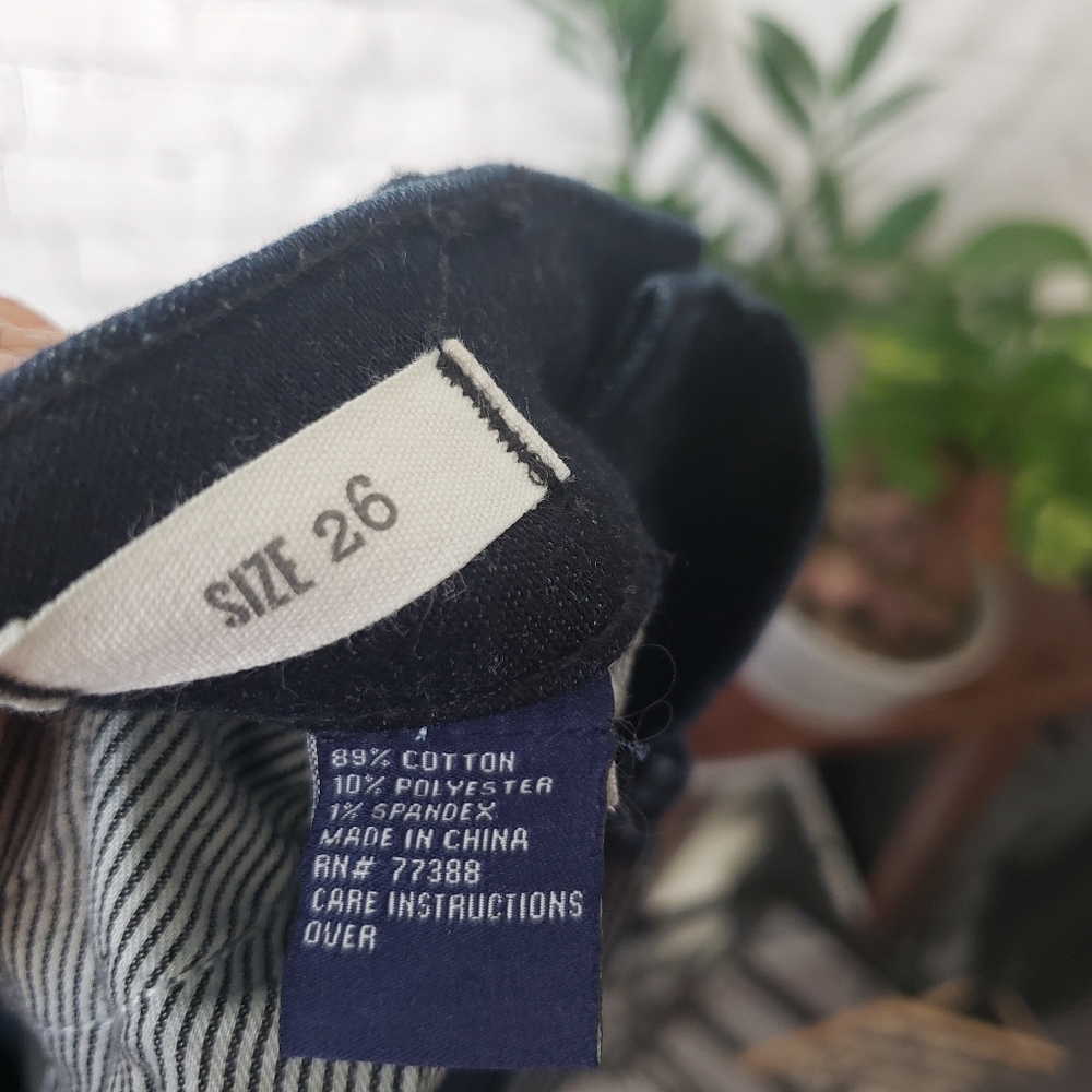 Madewell Dark Wash Mid-Rise Jeggings size 26 - Picture 4 of 14